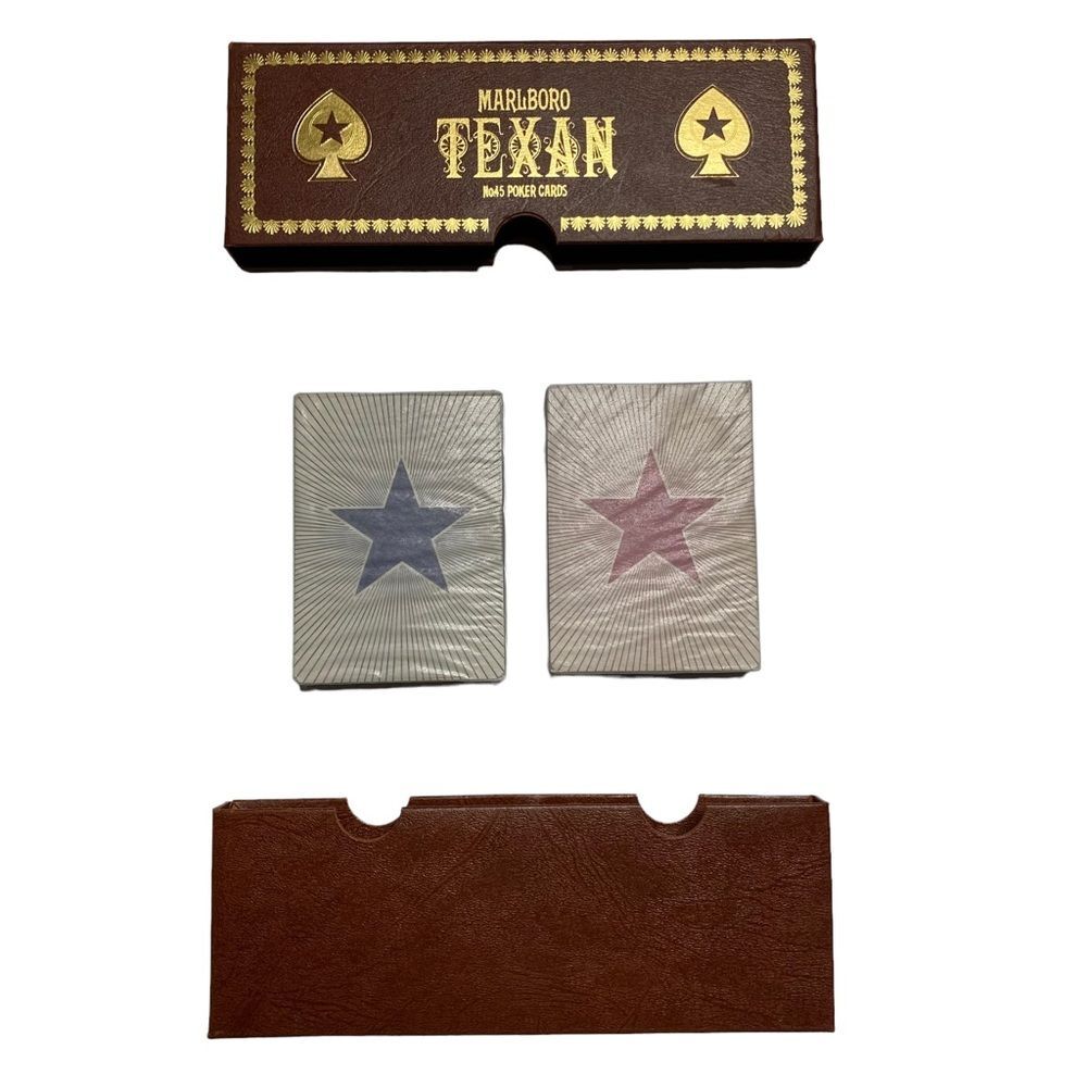 Marlboro Texan No. 45 Poker Playing Cards Decks NIB